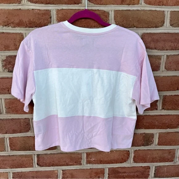 UGG pale pink color block logo top. XS NWT. Great gift idea - Picture 2 of 10